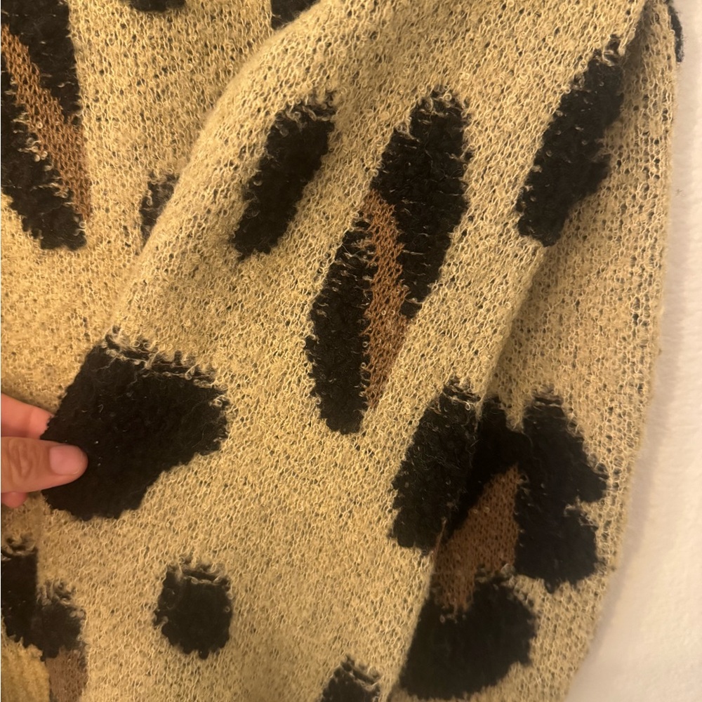 Revolve Leopard Print Sweater - Picture 5 of 9